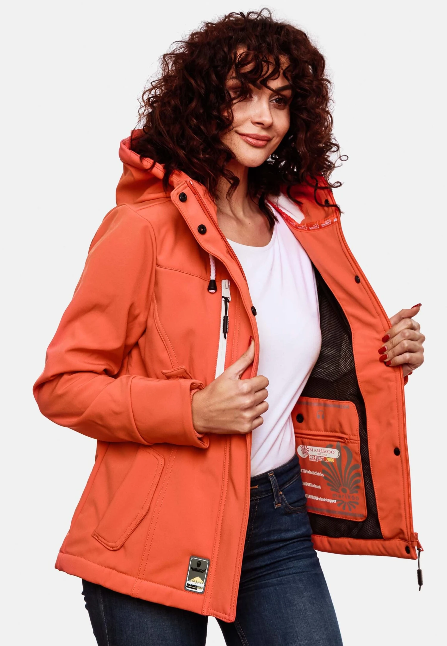 Marikoo Funktions - Chaqueta Outdoor - Orange 6 Marikoo Funktions - Chaqueta Outdoor - Orange - Imagen 4