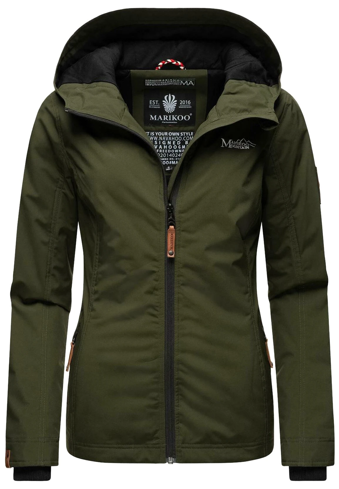 Marikoo Brombeere - Chaqueta Outdoor - Olive 7 Marikoo Brombeere - Chaqueta Outdoor - Olive - Imagen 5