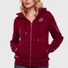 Marikoo Setsunaa - Sudadera Con Cremallera - Bordeaux -Marikoo 3cd77ea8786e40da820c899a3a0c5de4