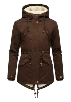 Marikoo Manolya - Abrigo De Invierno - Dark Choco -Marikoo 435be62a6d344fc5876dcc538b046d28