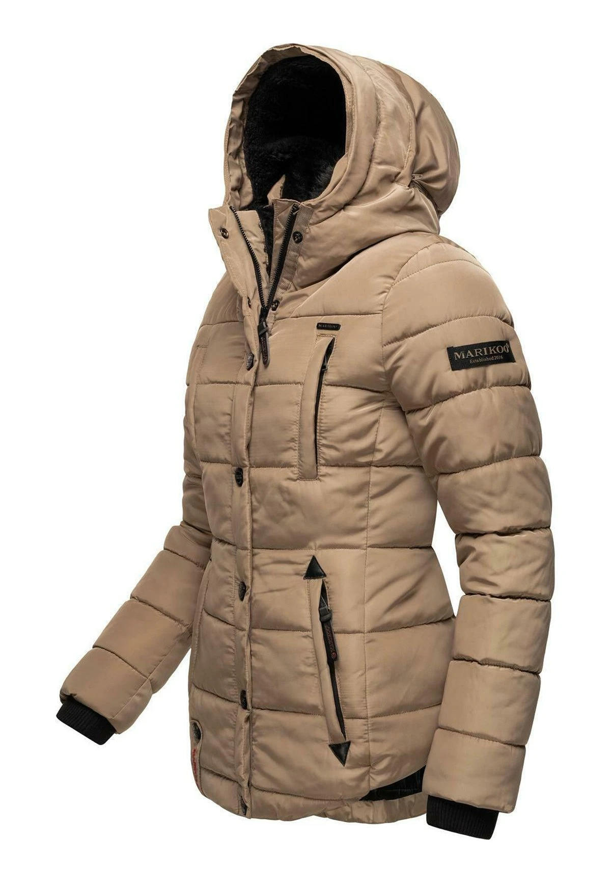 Marikoo Lotusblüte - Chaqueta De Invierno - Taupe 5 Marikoo Lotusblüte - Chaqueta De Invierno - Taupe - Imagen 3