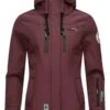 Marikoo Funktions - Chaqueta Outdoor - Dark Red Melange -Marikoo 542a71150c0949f8ad2b9497a5d21b8e