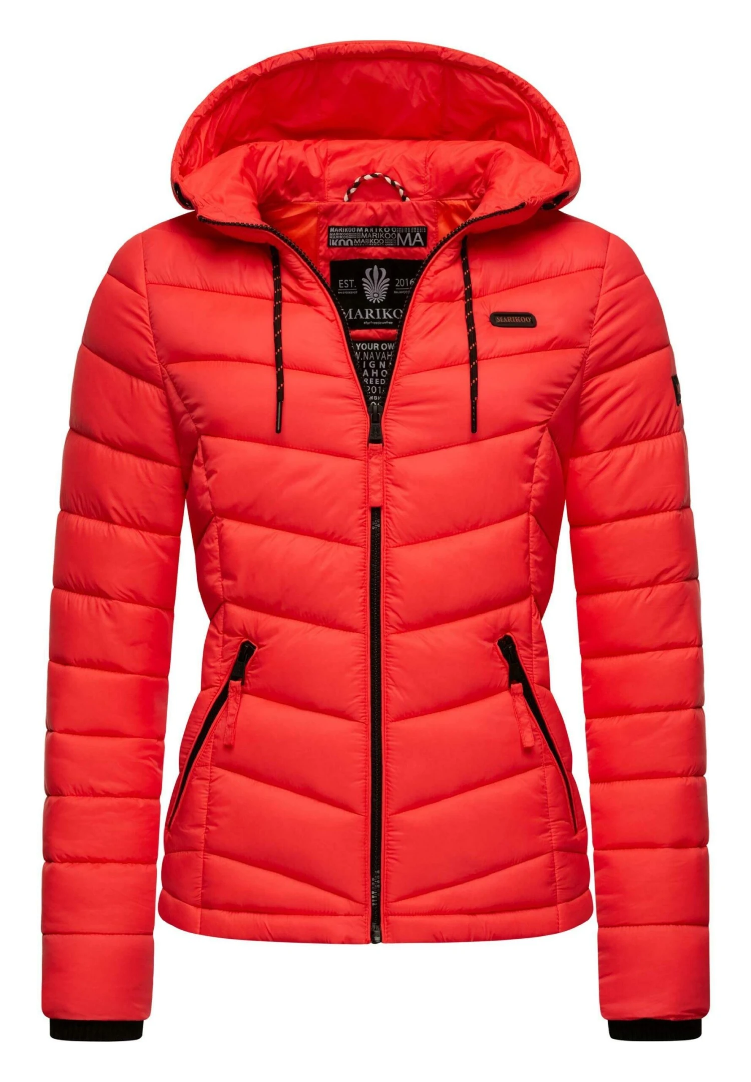 Marikoo Kuala - Chaqueta De Entretiempo - Neon Coral 7 Marikoo Kuala - Chaqueta De Entretiempo - Neon Coral - Imagen 5