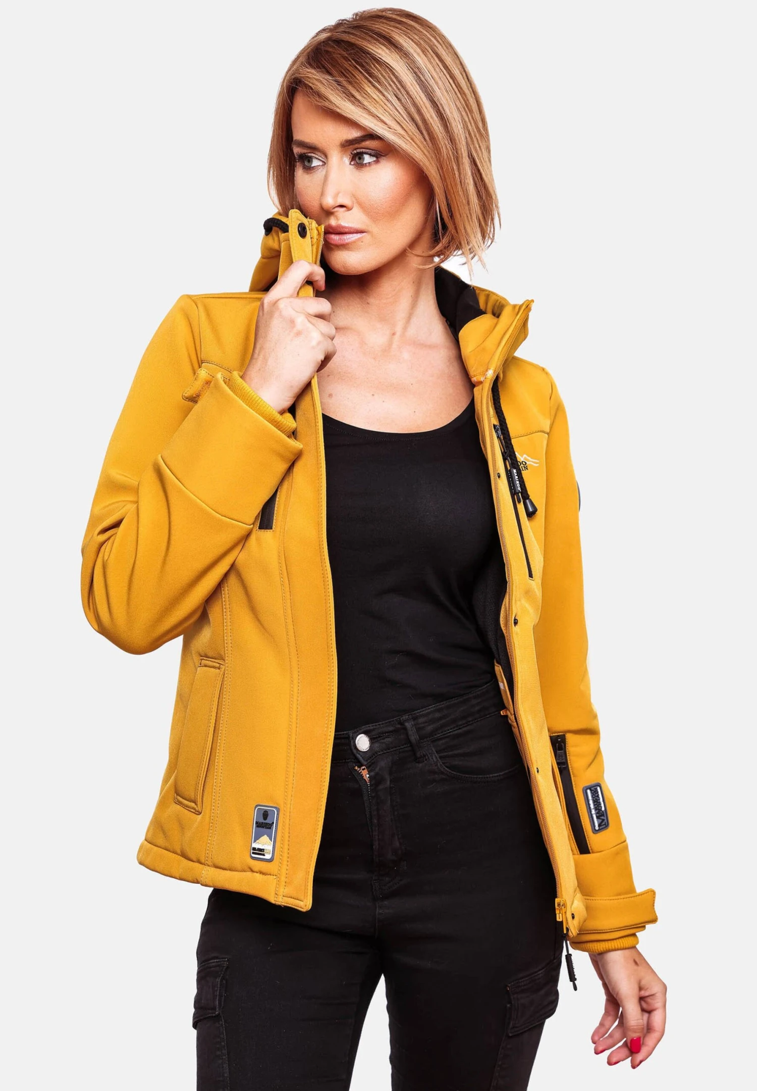 Marikoo Funktions - Chaqueta Outdoor - Amber Yellow 3 Marikoo Funktions - Chaqueta Outdoor - Amber Yellow