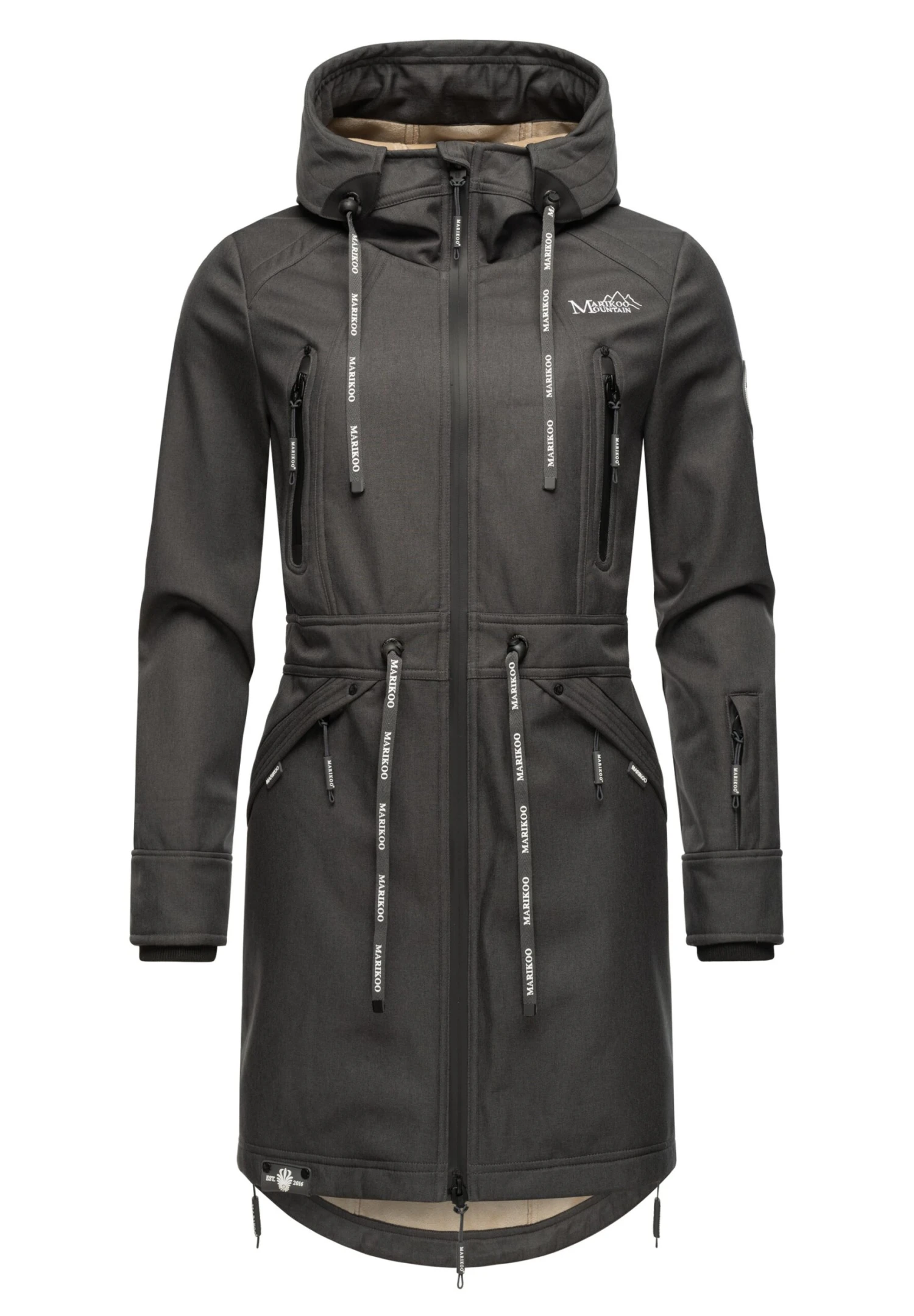 Marikoo Racquelle - Parka - Dark Grey 3 Marikoo Racquelle - Parka - Dark Grey