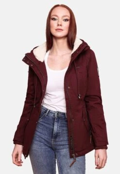 Marikoo Bikoo - Abrigo De Invierno - Dark Red Melange -Marikoo 7ac000f941f34c2ebb8fa4563378a9c6