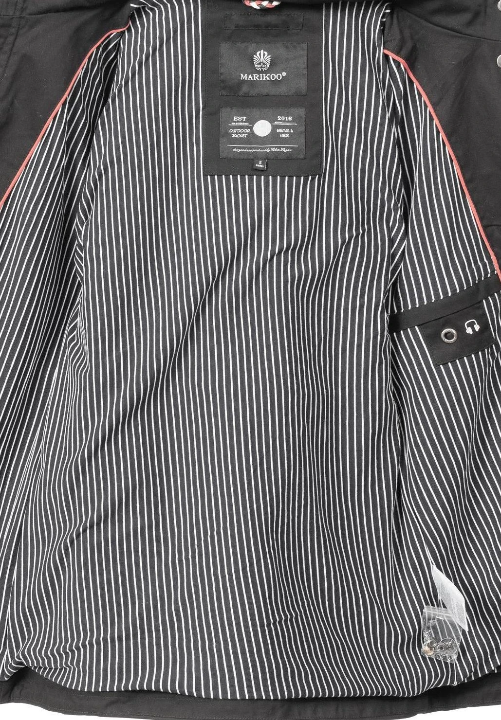 Marikoo Nyokoo - Parka - Black 6 Marikoo Nyokoo - Parka - Black - Imagen 4