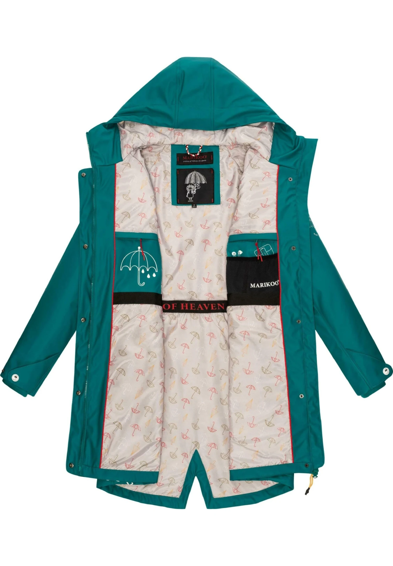 Marikoo Dancing Umbrella - Impermeable - Dark Green 7 Marikoo Dancing Umbrella - Impermeable - Dark Green - Imagen 5