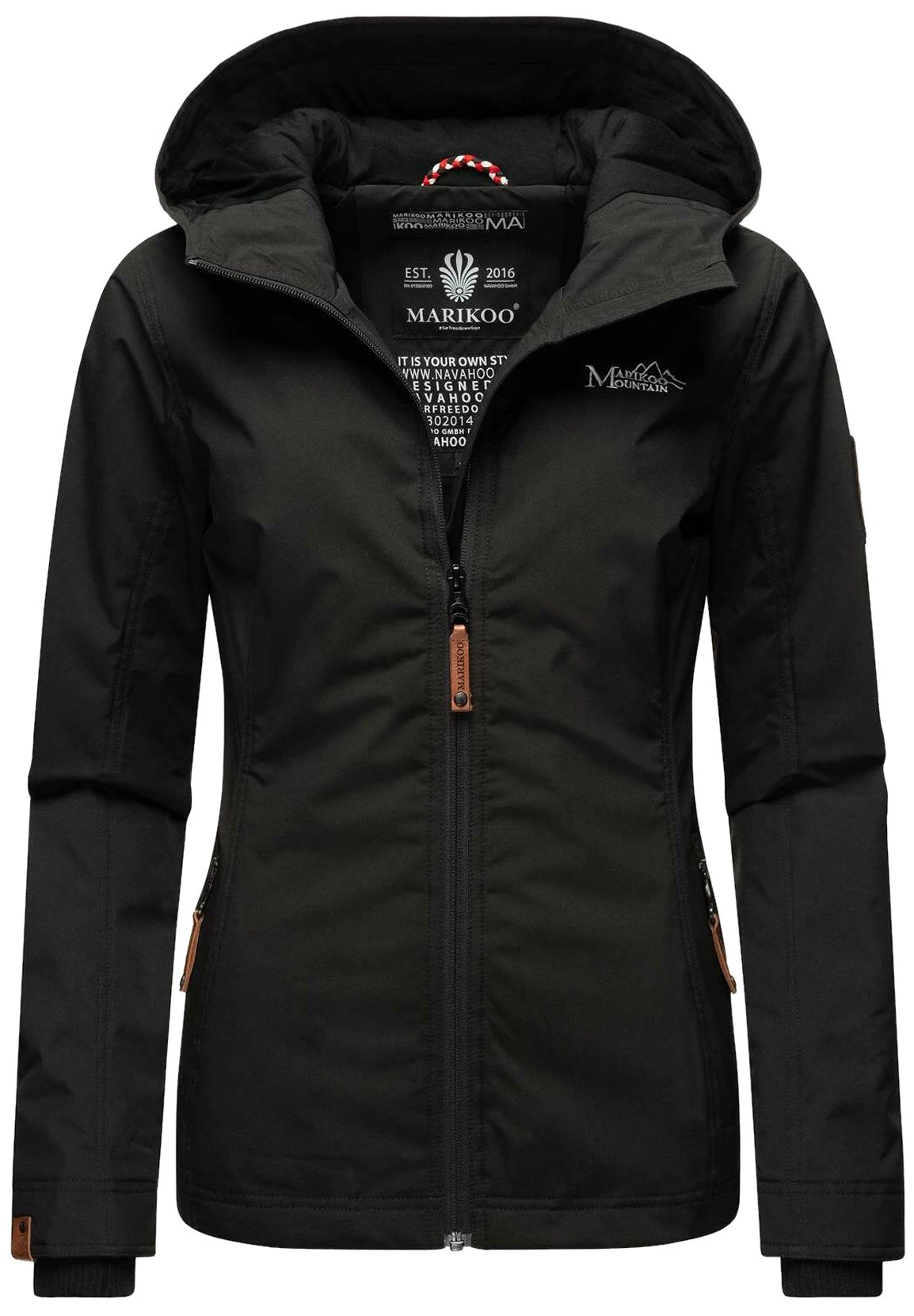 Marikoo Brombeere - Chaqueta Outdoor - Black 3 Marikoo Brombeere - Chaqueta Outdoor - Black