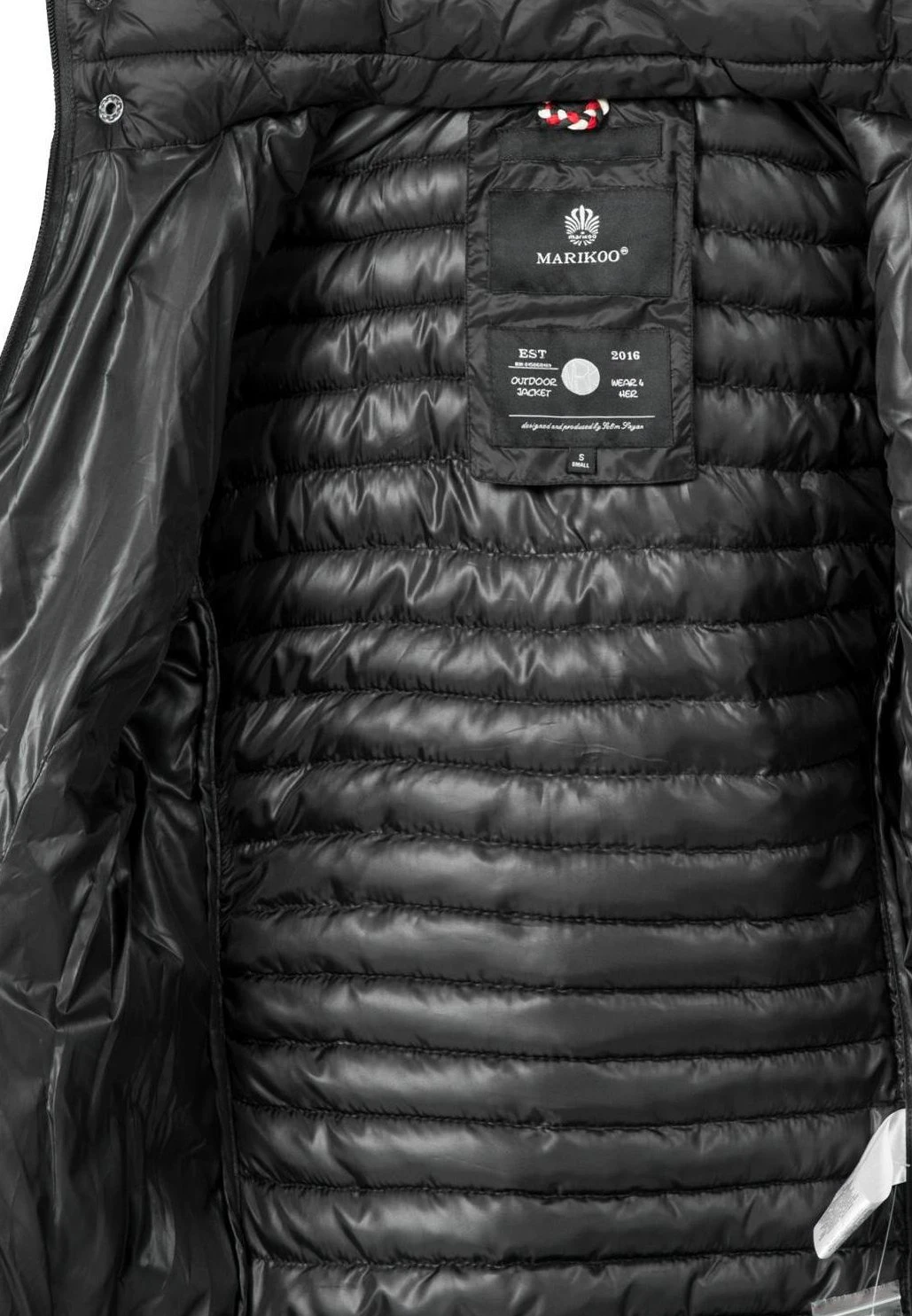 Marikoo Samtpfote - Chaqueta De Entretiempo - Black 8 Marikoo Samtpfote - Chaqueta De Entretiempo - Black - Imagen 6
