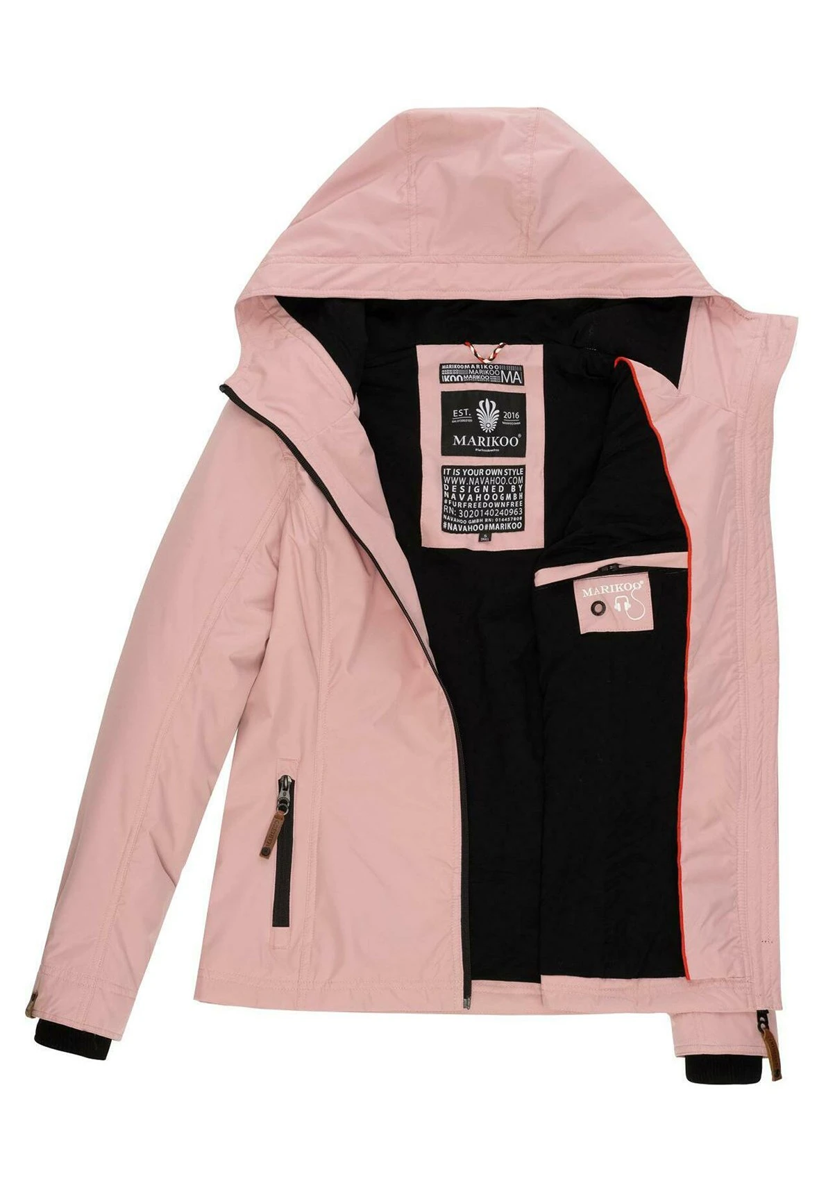 Marikoo Brombeere - Chaqueta Outdoor - Powder Rose 13 Marikoo Brombeere - Chaqueta Outdoor - Powder Rose - Imagen 11