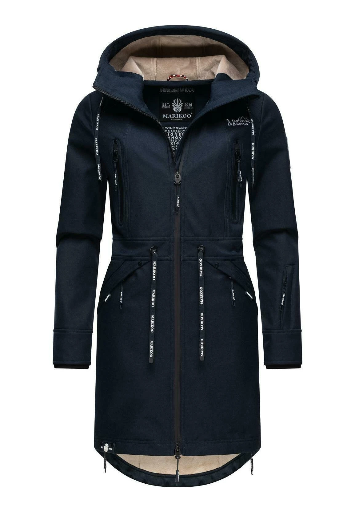 Marikoo Racquelle - Parka - Dark Blue 3 Marikoo Racquelle - Parka - Dark Blue