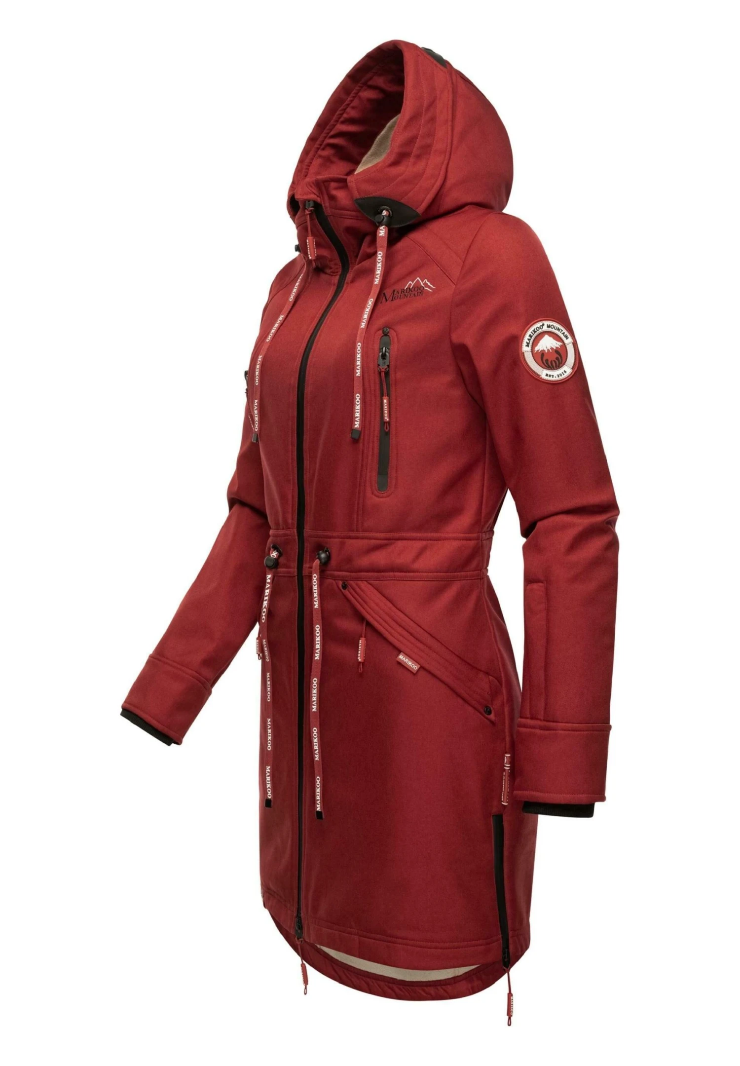 Marikoo Racquelle - Parka - Blood Red 4 Marikoo Racquelle - Parka - Blood Red - Imagen 2