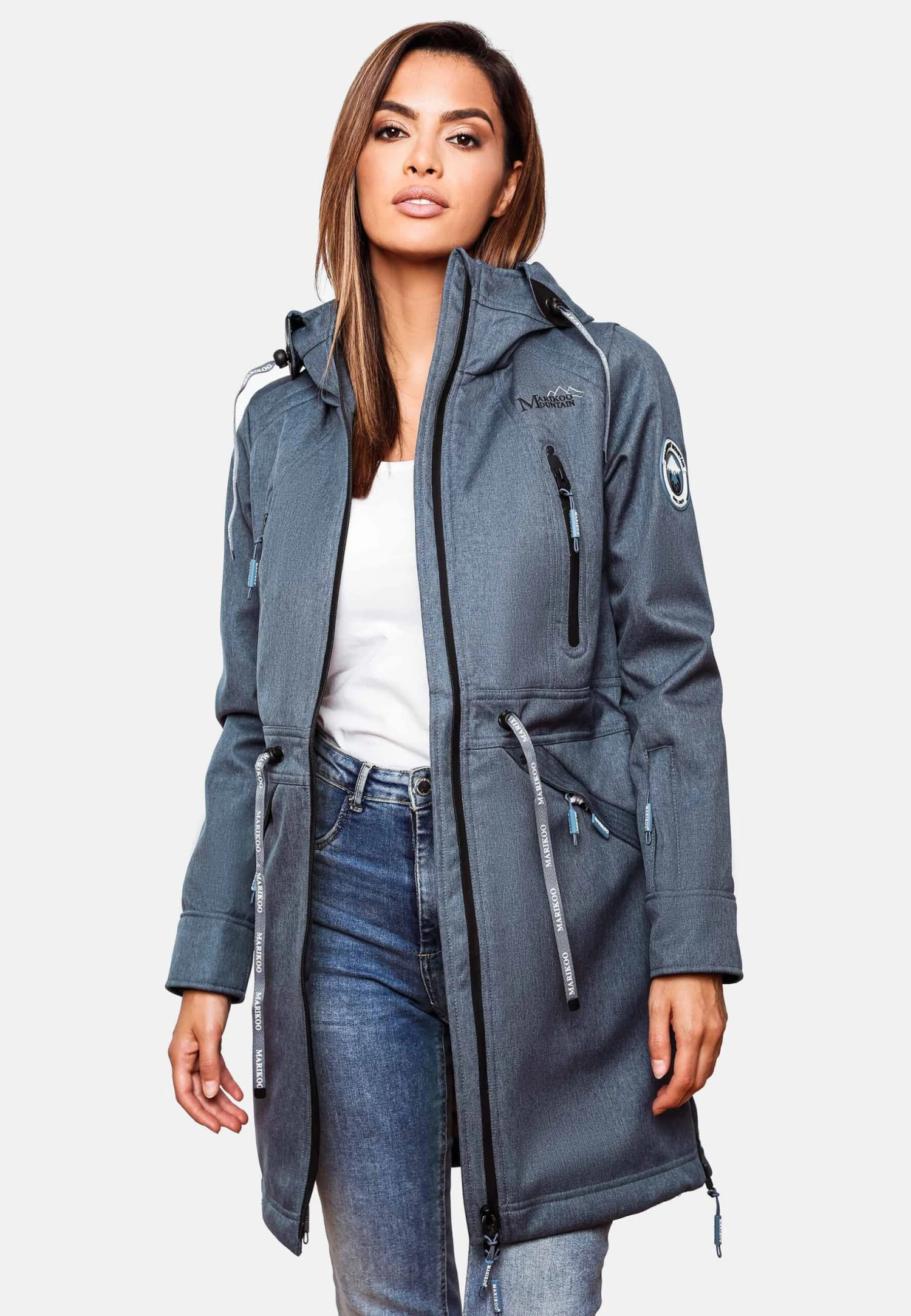Marikoo Racquelle - Parka - Dusty Blue 5 Marikoo Racquelle - Parka - Dusty Blue - Imagen 3