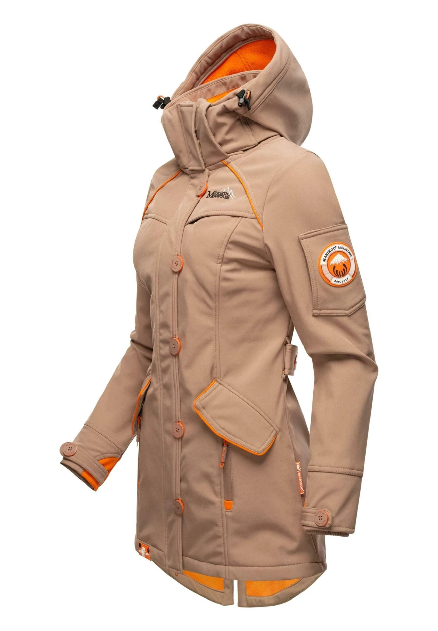 Marikoo Soulinaa - Parka - Taupe Grey 4 Marikoo Soulinaa - Parka - Taupe Grey - Imagen 2