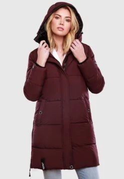 Marikoo Streliziaa - Abrigo De Invierno - Dark Red Melange