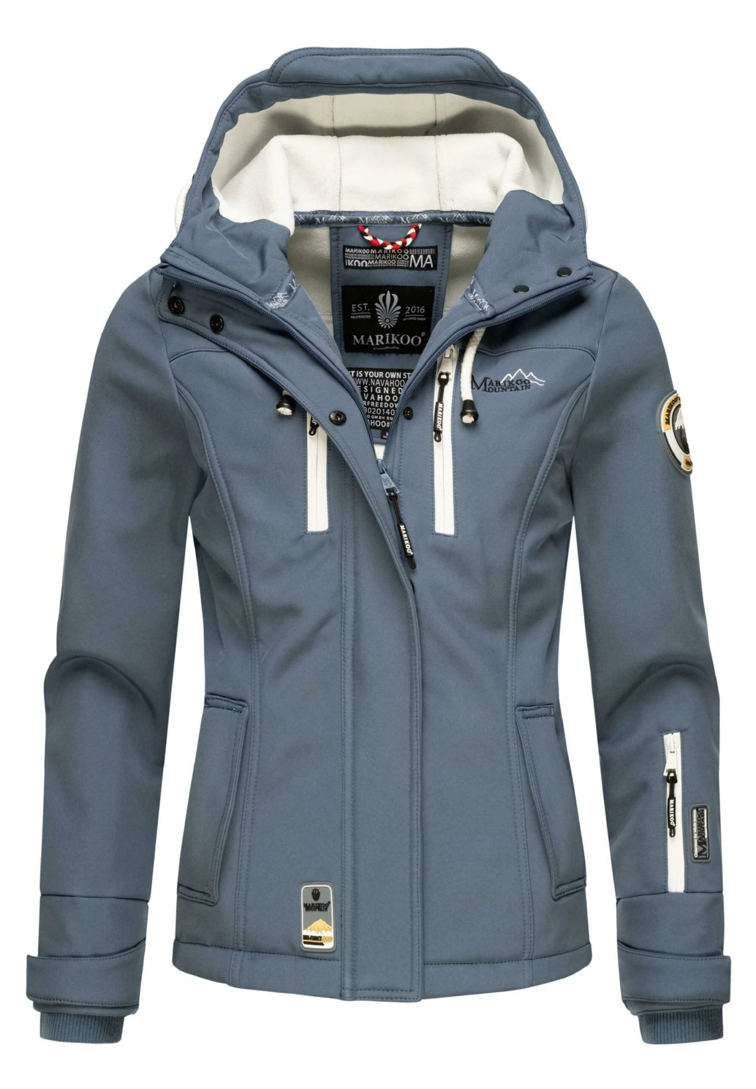 Marikoo Funktions - Chaqueta Outdoor - Dusty Blue 10 Marikoo Funktions - Chaqueta Outdoor - Dusty Blue - Imagen 8