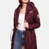 Marikoo Racquelle - Parka - Dark Red Melange -Marikoo d31b375c96f24fb7b45d65b6e5cb0a75