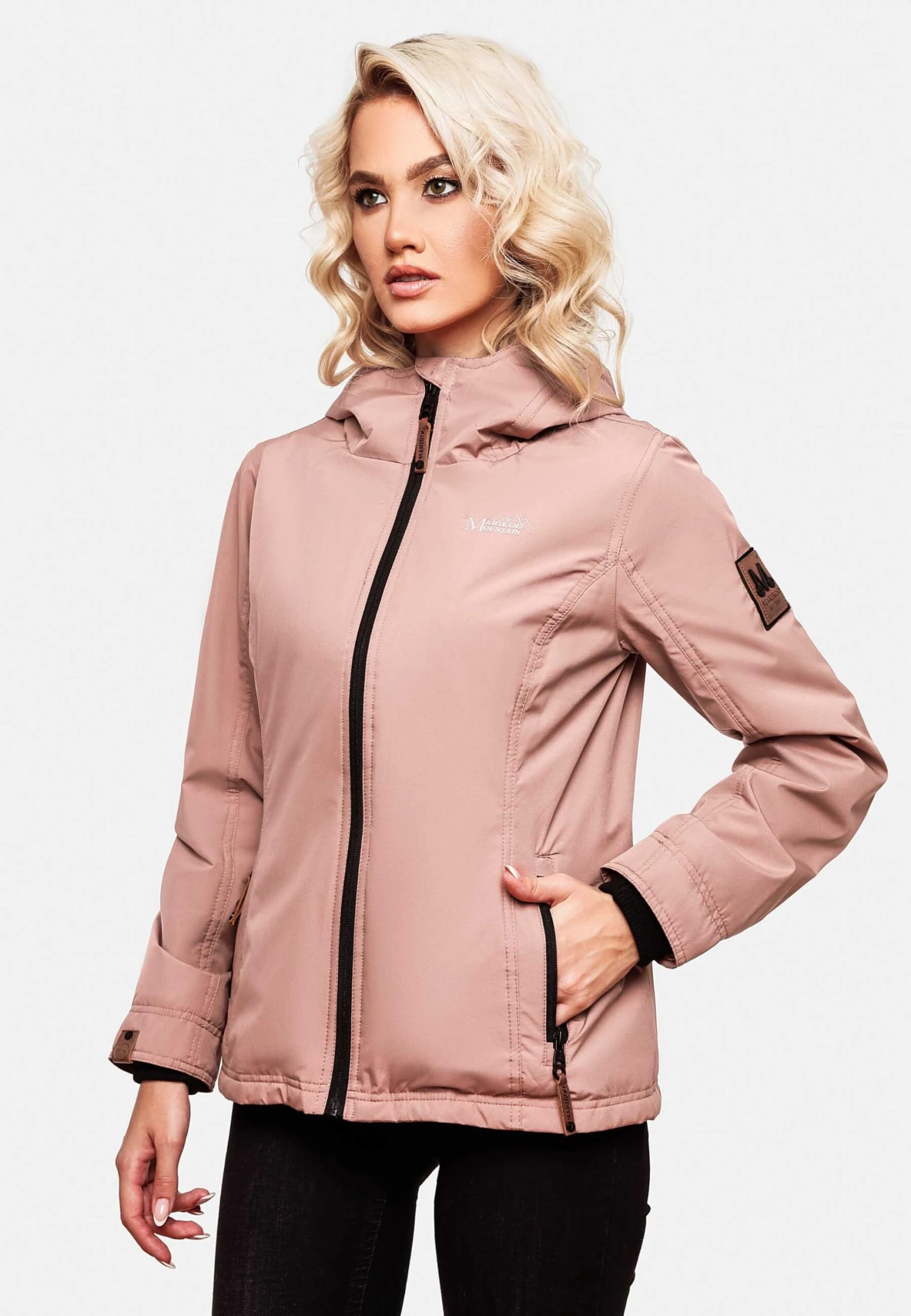 Marikoo Brombeere - Chaqueta Outdoor - Powder Rose 3 Marikoo Brombeere - Chaqueta Outdoor - Powder Rose