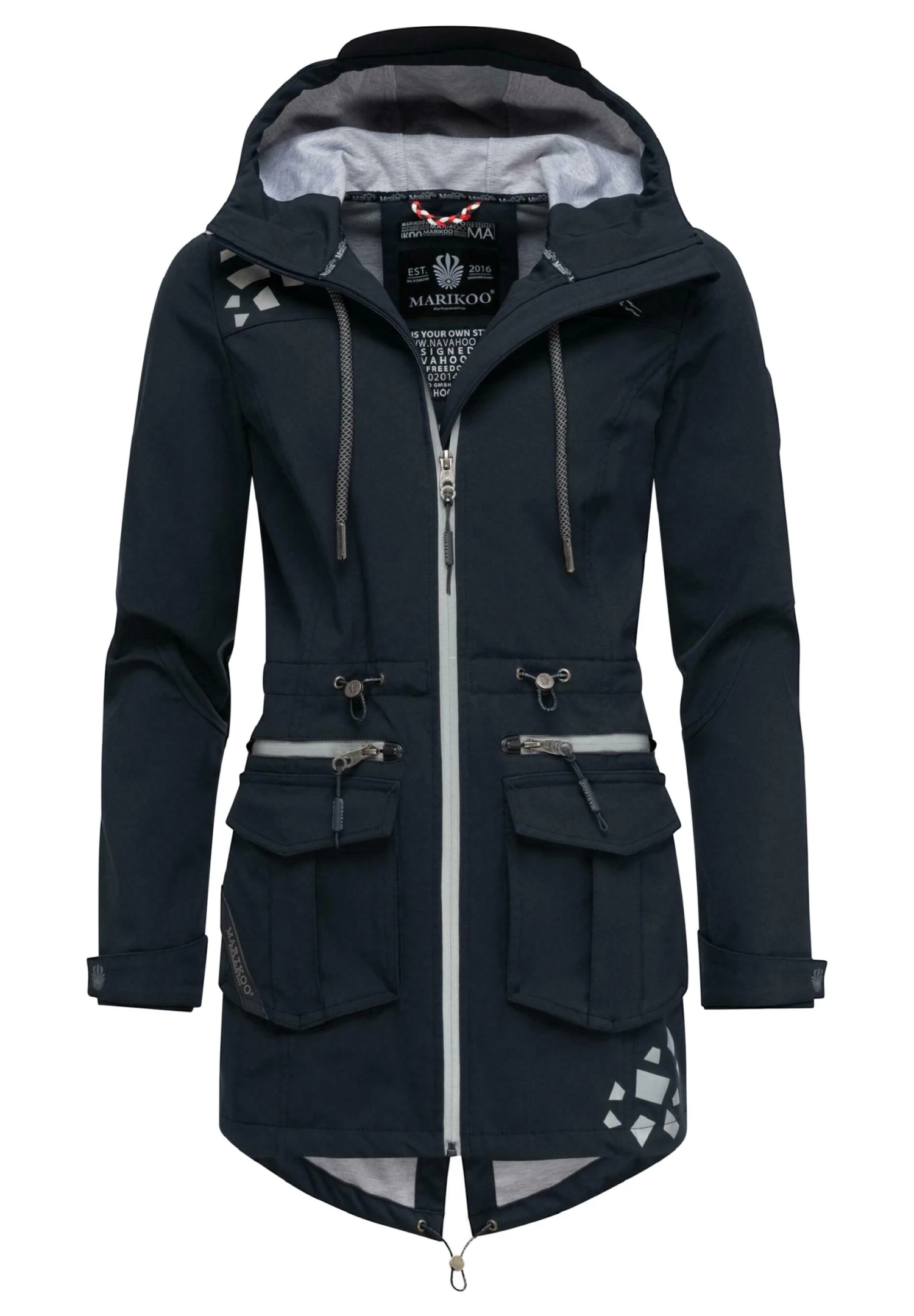 Marikoo Ulissaa - Impermeable - Dark Blue 7 Marikoo Ulissaa - Impermeable - Dark Blue - Imagen 5