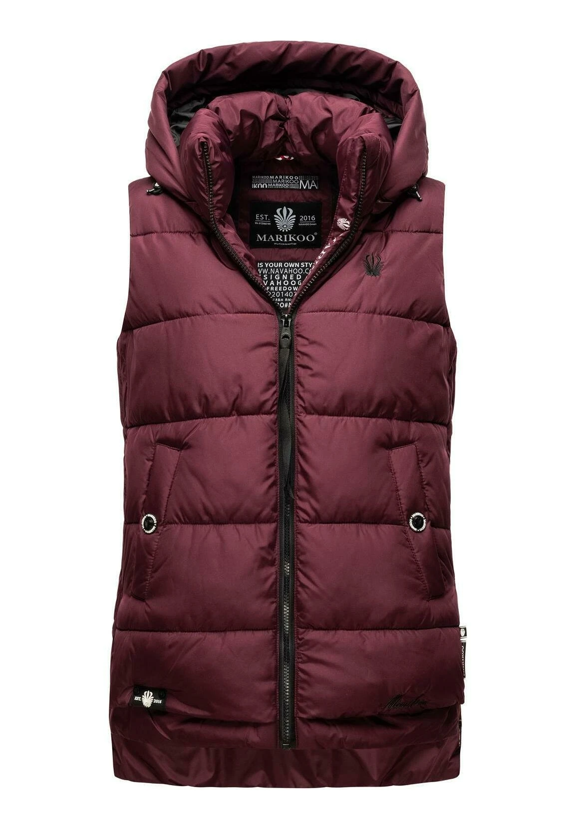 Marikoo Zarinaa - Chaleco - Wine 3 Marikoo Zarinaa - Chaleco - Wine