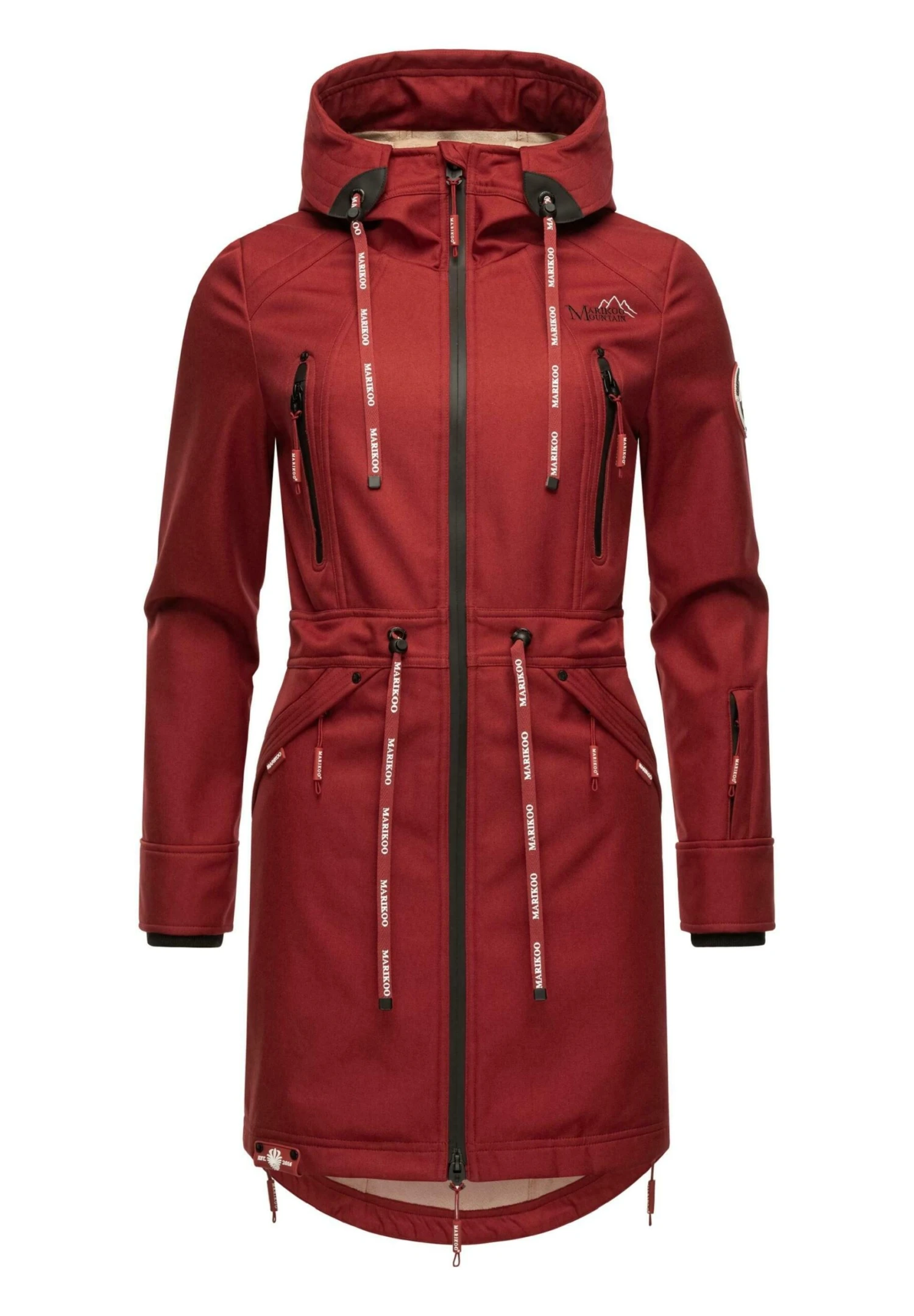 Marikoo Racquelle - Parka - Blood Red 3 Marikoo Racquelle - Parka - Blood Red