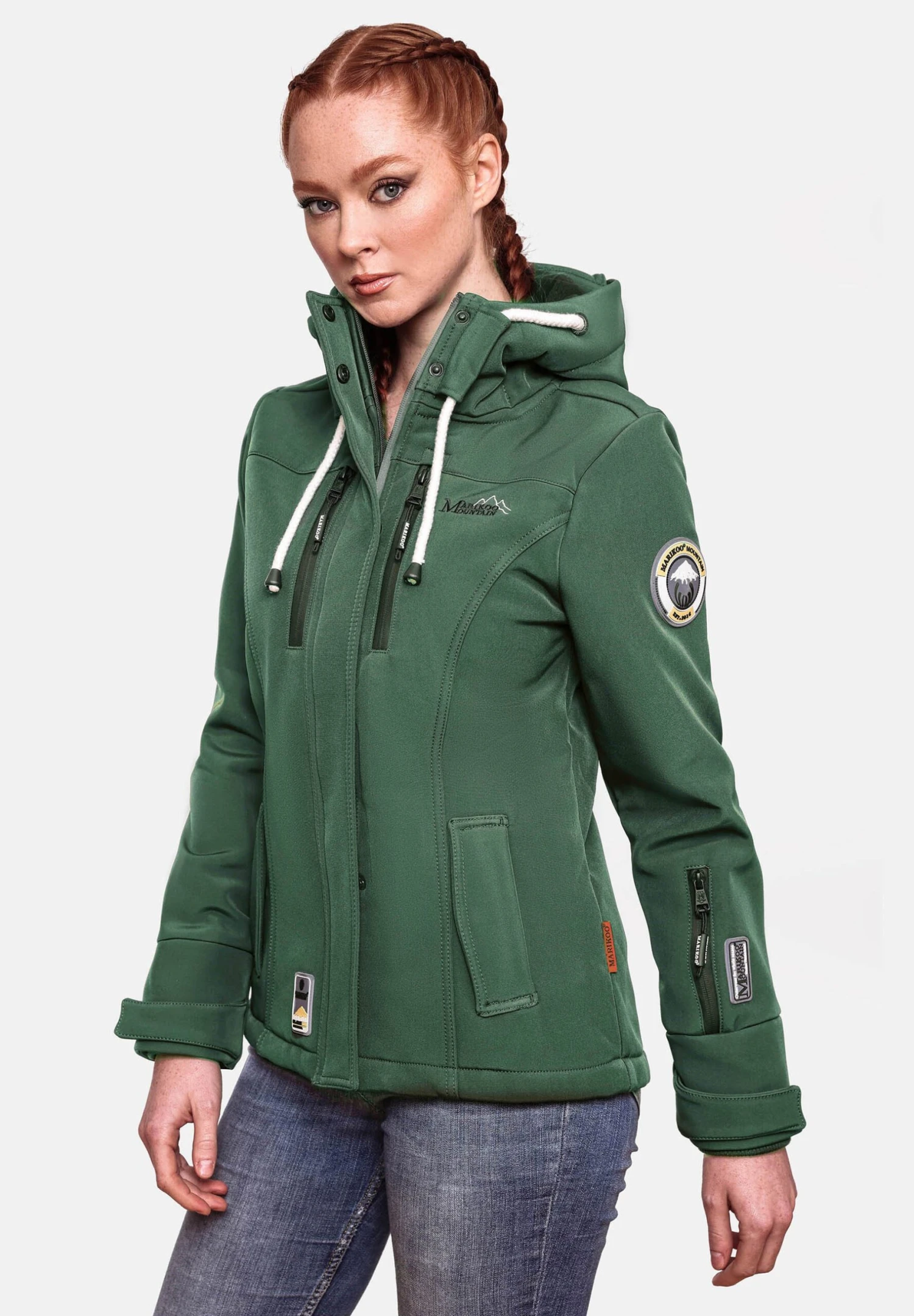 Marikoo Funktions - Chaqueta Outdoor - Dusty Green 3 Marikoo Funktions - Chaqueta Outdoor - Dusty Green