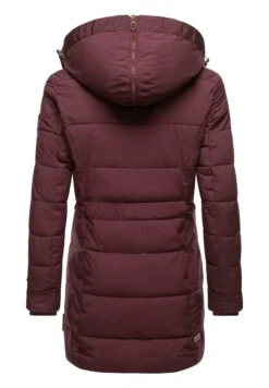 Marikoo Lieblings - Abrigo De Invierno - Dark Red Melange -Marikoo f323ea0d8f7e494ca8c8ea9d9b874e54