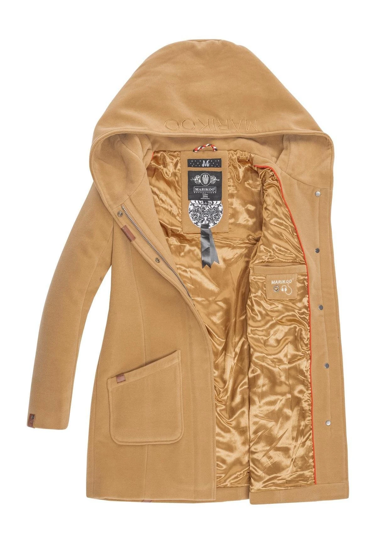 Marikoo Abrigo De Invierno - Braun 7 Marikoo Abrigo De Invierno - Braun - Imagen 5