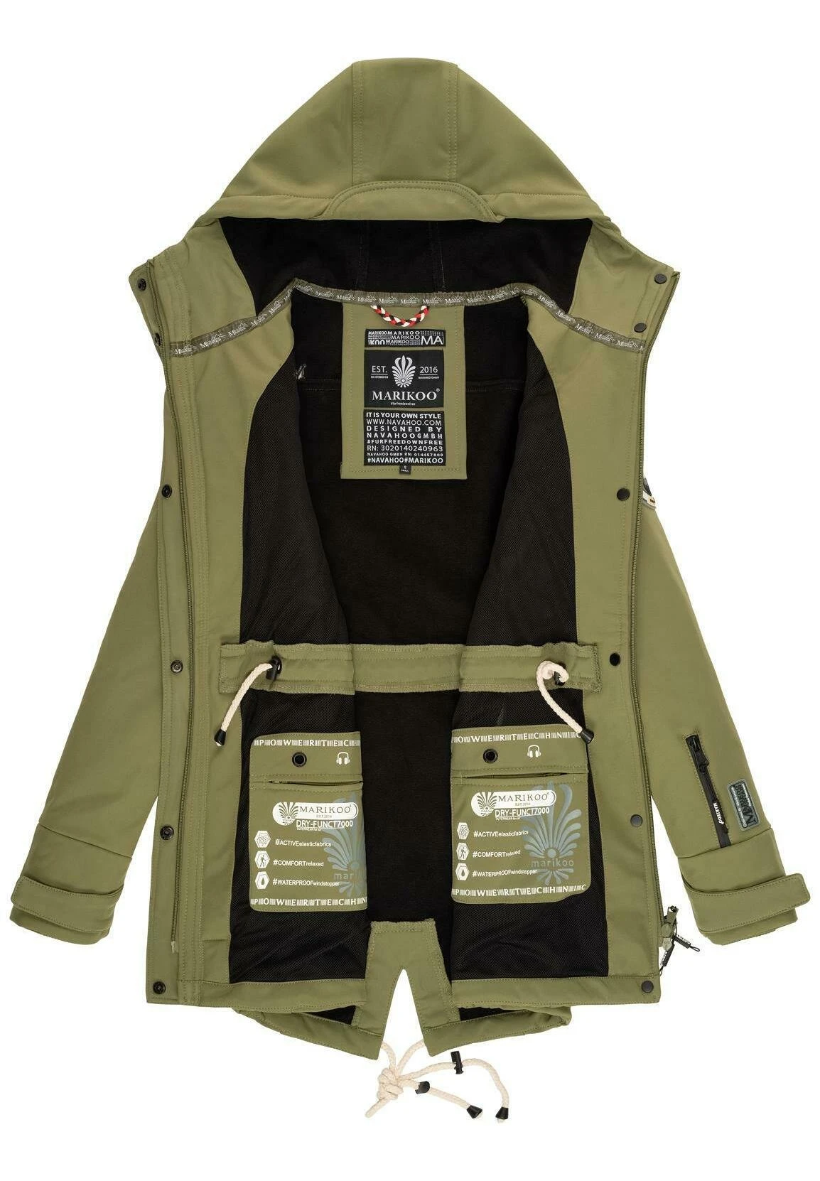 Marikoo Zimtzicke - Parka - Olive 5 Marikoo Zimtzicke - Parka - Olive - Imagen 3